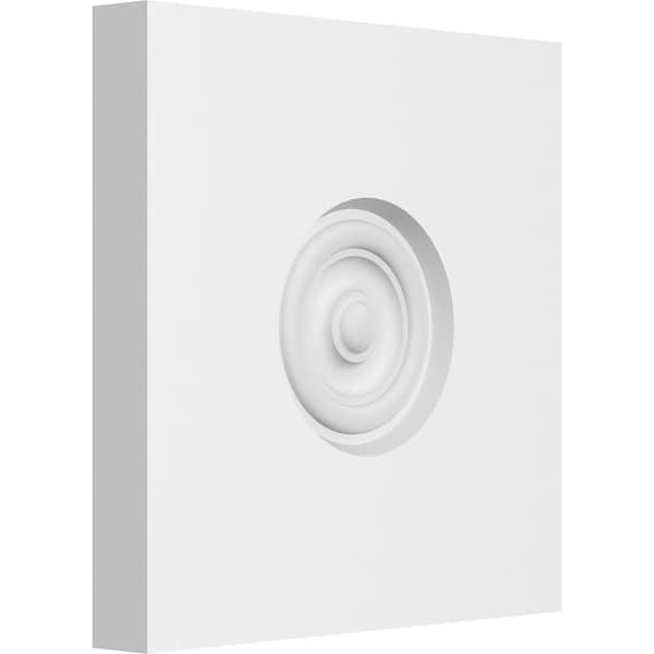 Ekena Millwork Standard Sedgwick Bullseye Rosette with Square Edge, 8"W x 8"H x 1"P ROSP080X080X100SDG02 - main